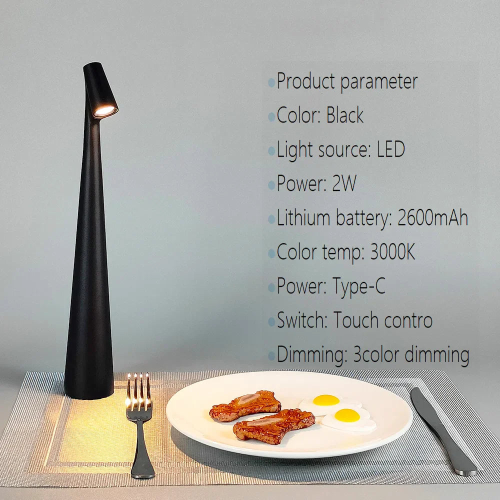 Linterna de mesa portátil LED DIFEISI!