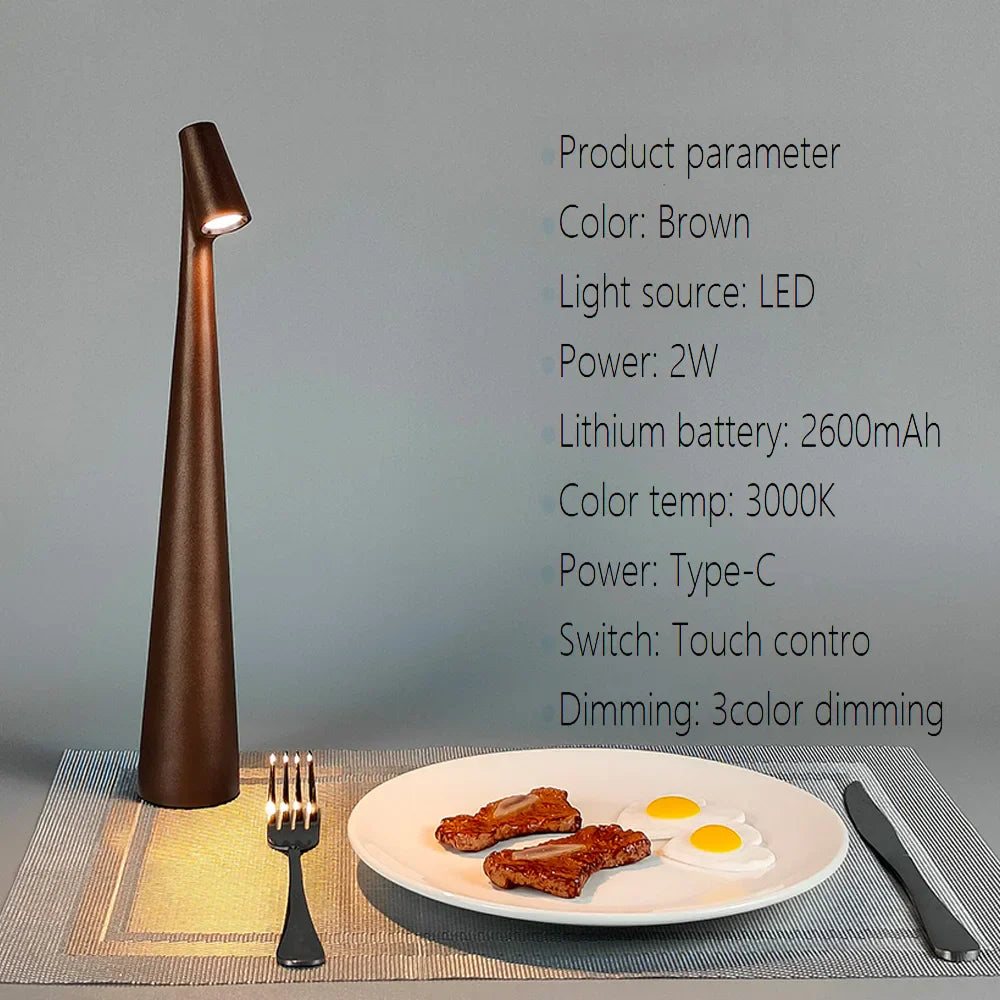 Linterna de mesa portátil LED DIFEISI!
