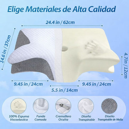 Almohada Ortopédica – CerviComfort™
