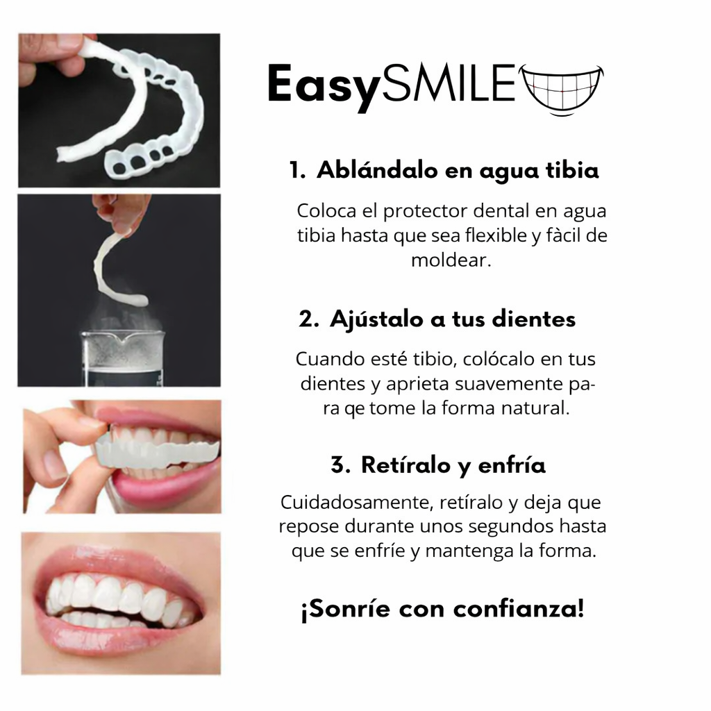 EasySmile | Carillas dentales cerámicas adaptables (juego superior e inferior)