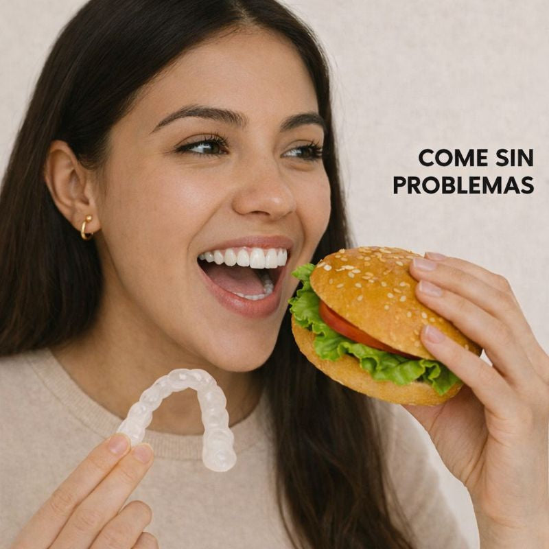 EasySmile | Carillas dentales cerámicas adaptables (juego superior e inferior)