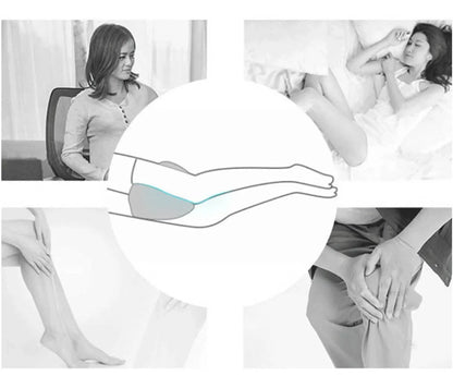 Almohada Ortopédica de Rodilla con Espuma Viscoelástica - Alivio de Cadera y Ciática