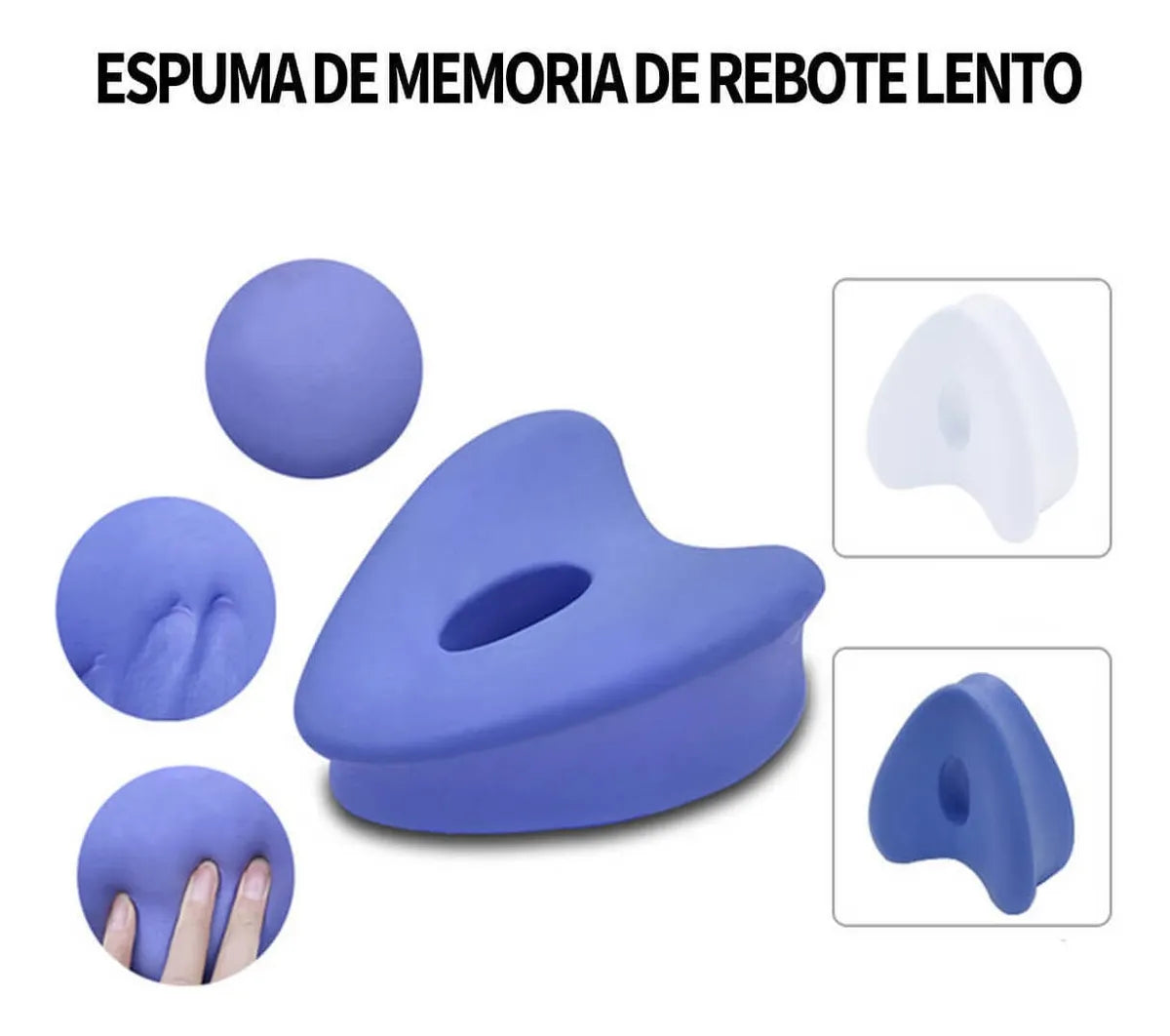 Almohada Ortopédica de Rodilla con Espuma Viscoelástica - Alivio de Cadera y Ciática