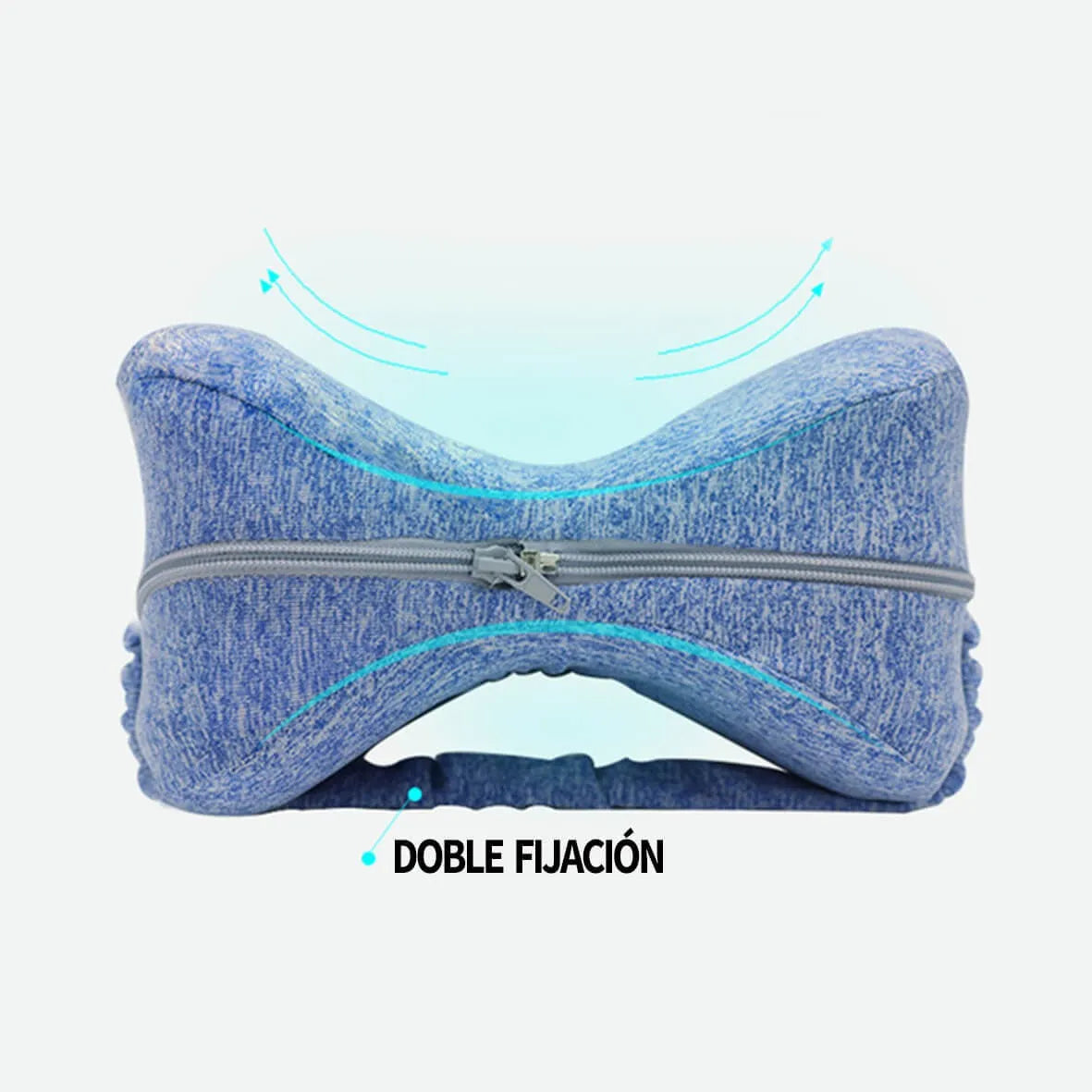 Almohada Ortopédica de Rodilla con Espuma Viscoelástica - Alivio de Cadera y Ciática