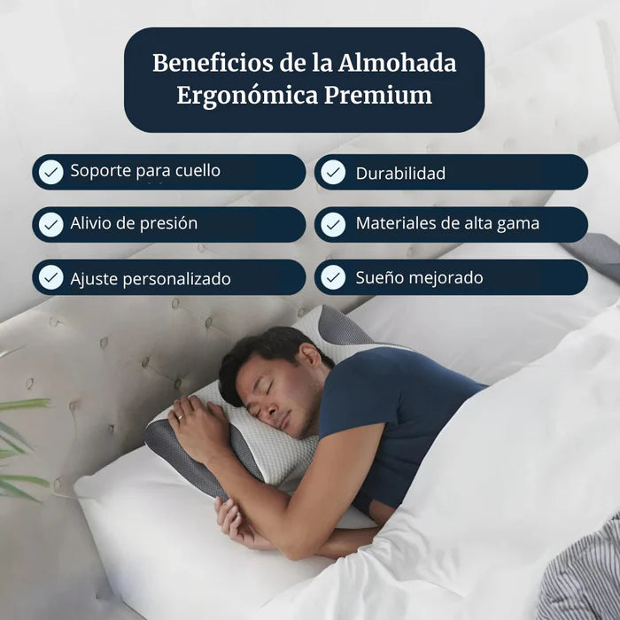 Almohada Ortopédica – CerviComfort™