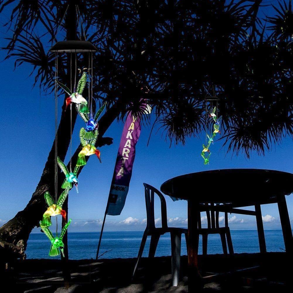 Péndulo de Luces de Energía Solar Beija Flor