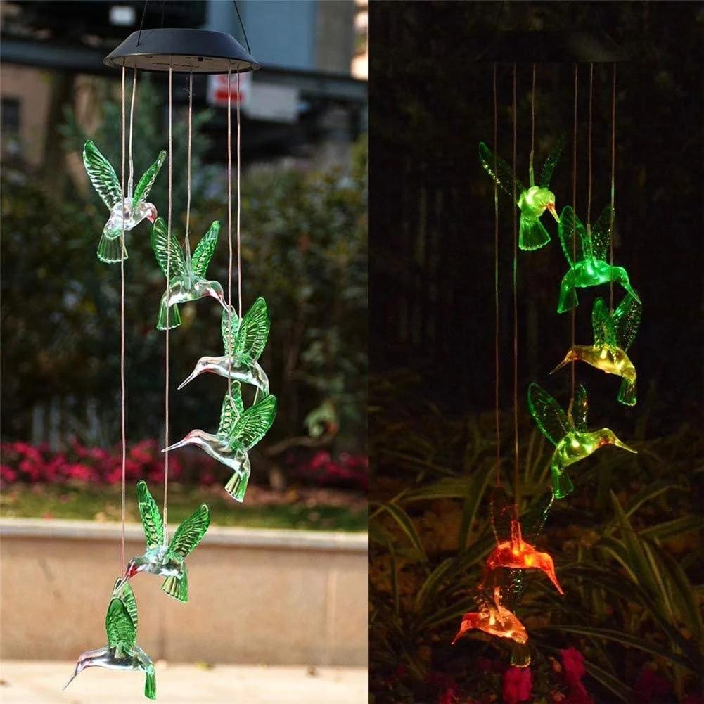 Péndulo de Luces de Energía Solar Beija Flor
