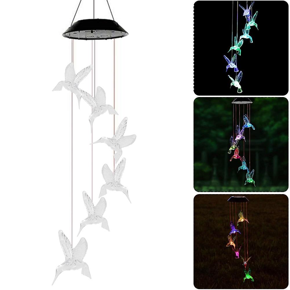 Péndulo de Luces de Energía Solar Beija Flor