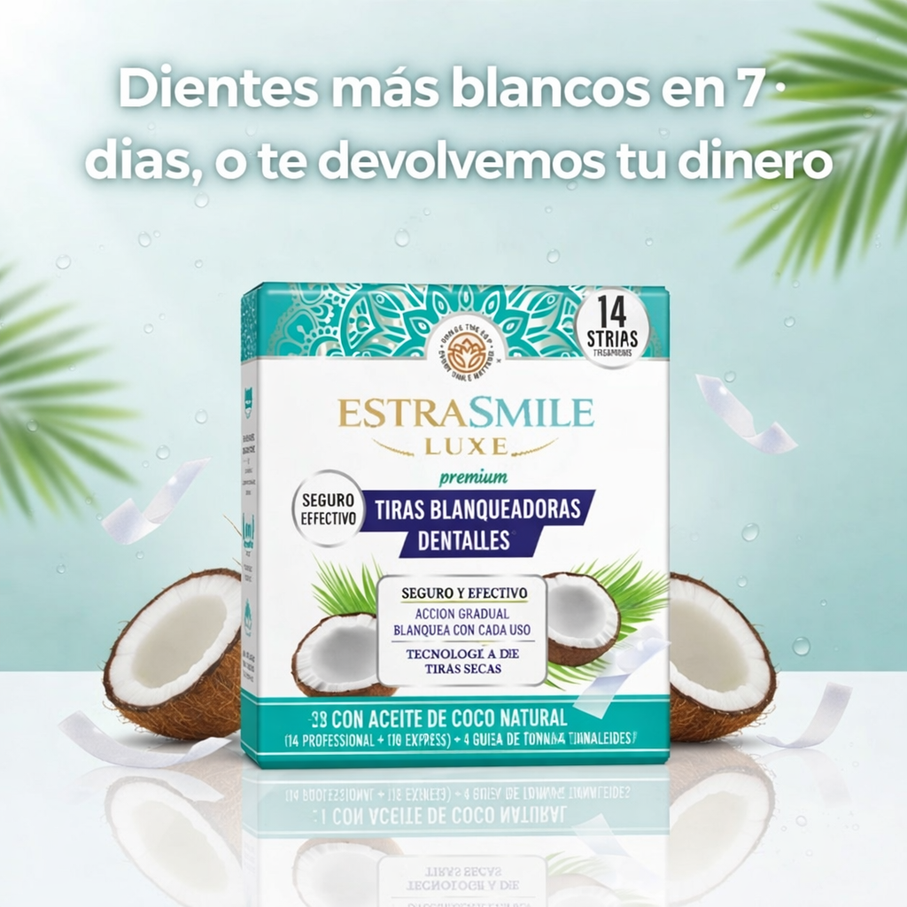 Tiras Blanqueadoras Dentales-EstraSmile LUXE™