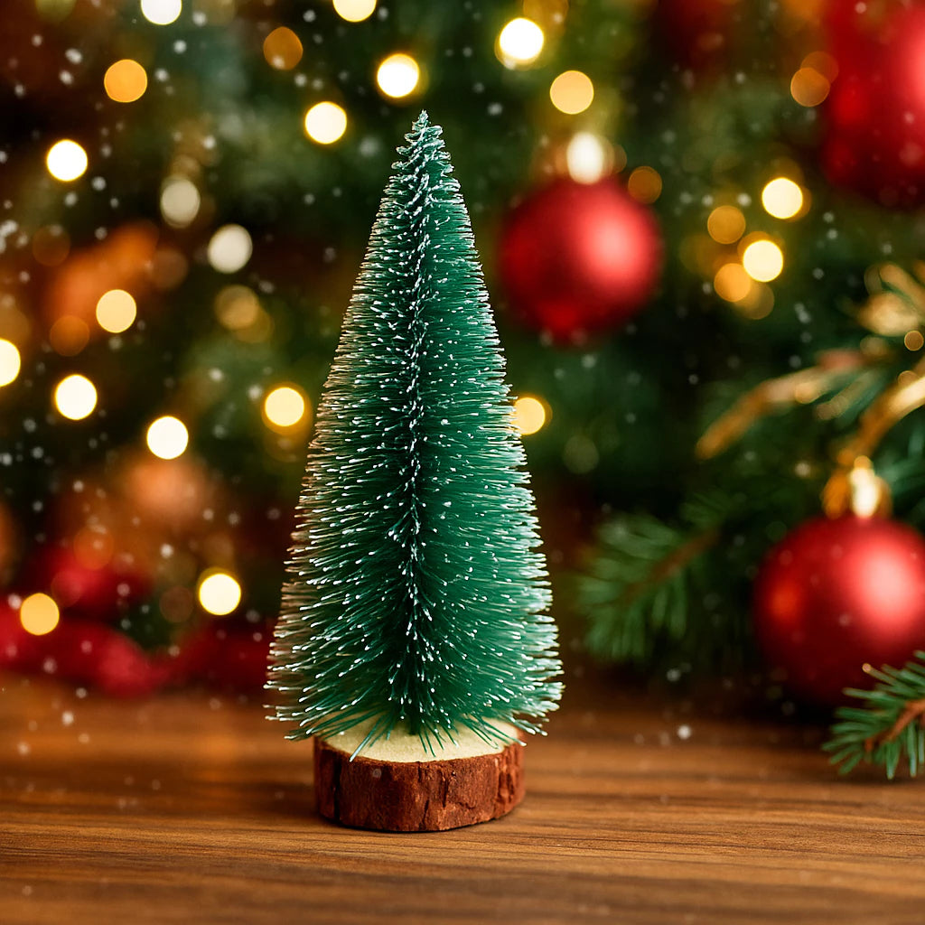 Mini Árbol de Navidad de Mesa Adorno Navideño 10CM/15CM/20CM/25CM/30CM