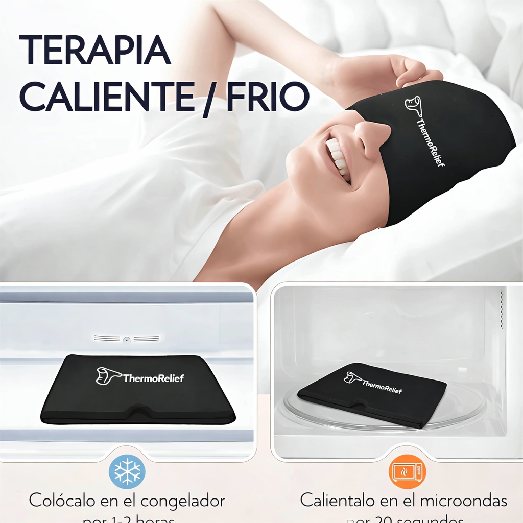Gorro Terapéutico para Migraña – Estraluxe ThermoRelief PRO™