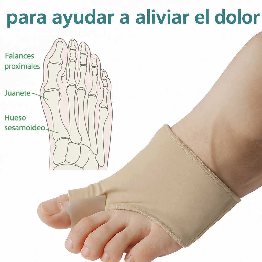 Corrector de Juanete de Silicona – Hallux Valgus Ortopédico