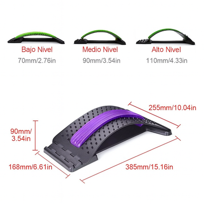 Estirador Lumbar Ortopédico – Masaje y Alivio del Dolor de Espalda