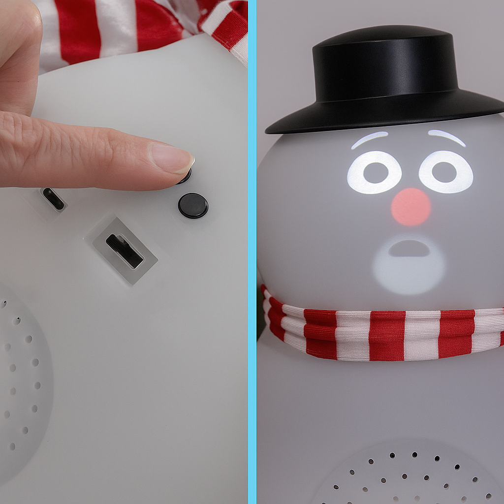 Muñecos Navideños Interactivos (Noel, Reno y Nieve)