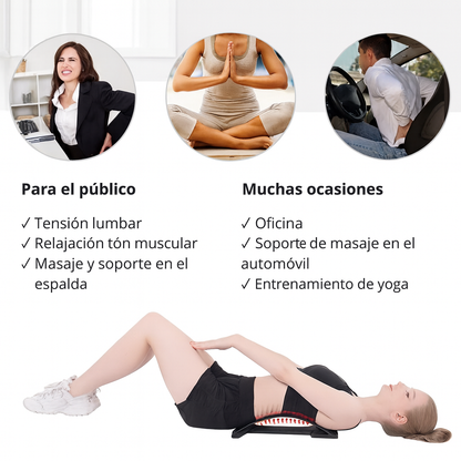 Estirador Lumbar Ortopédico – Masaje y Alivio del Dolor de Espalda